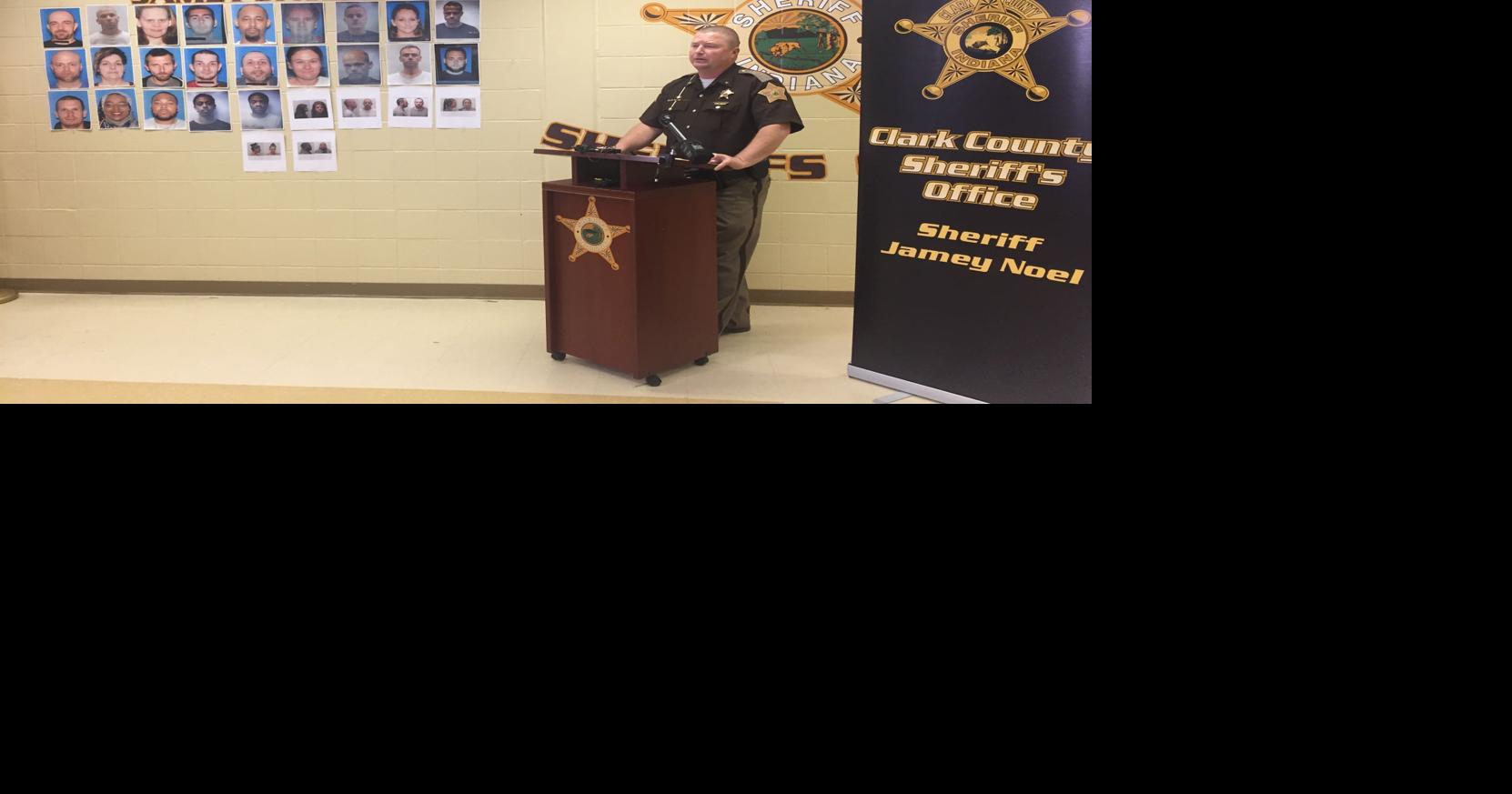 Clark County Sheriff's Office drug arrests Sheriff Jamey Noel