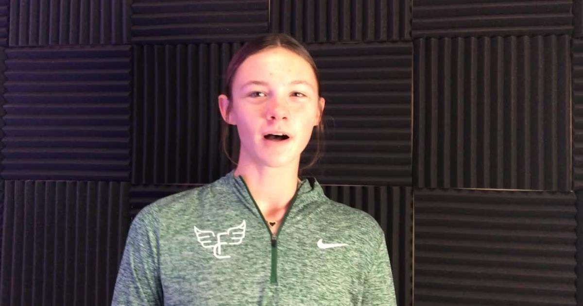 Floyd Central's Adeline Shultz talks about her cross country season ...