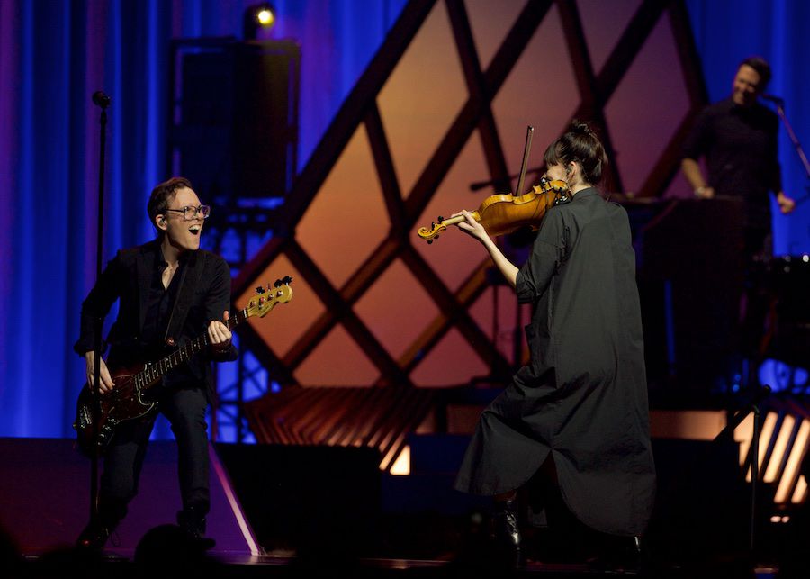 The Lumineers Brian Isaacs and Lauren Jacobson.jpg