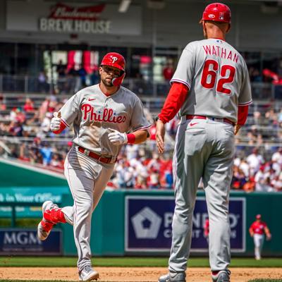 LOS ANGELES, CA - MAY 28: Philadelphia Phillies Center field