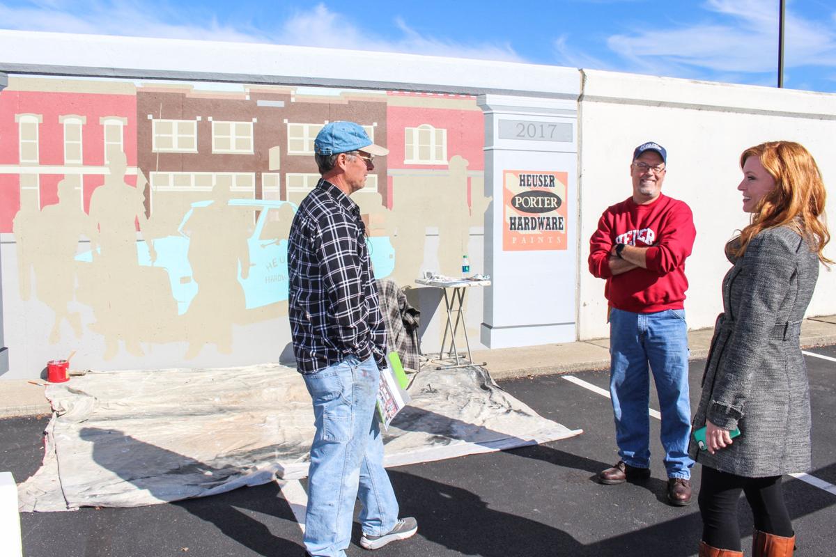 Artist bringing life to Heuser Hardware mural in Jeffersonville News