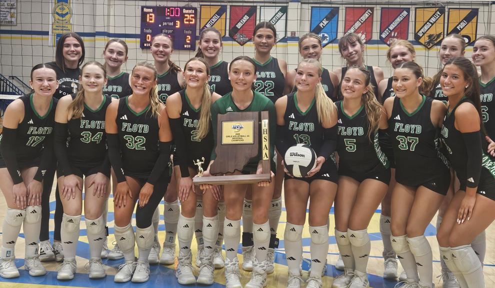 GIRLS' VOLLEYBALL: Floyd Central claims 3rd straight regional title