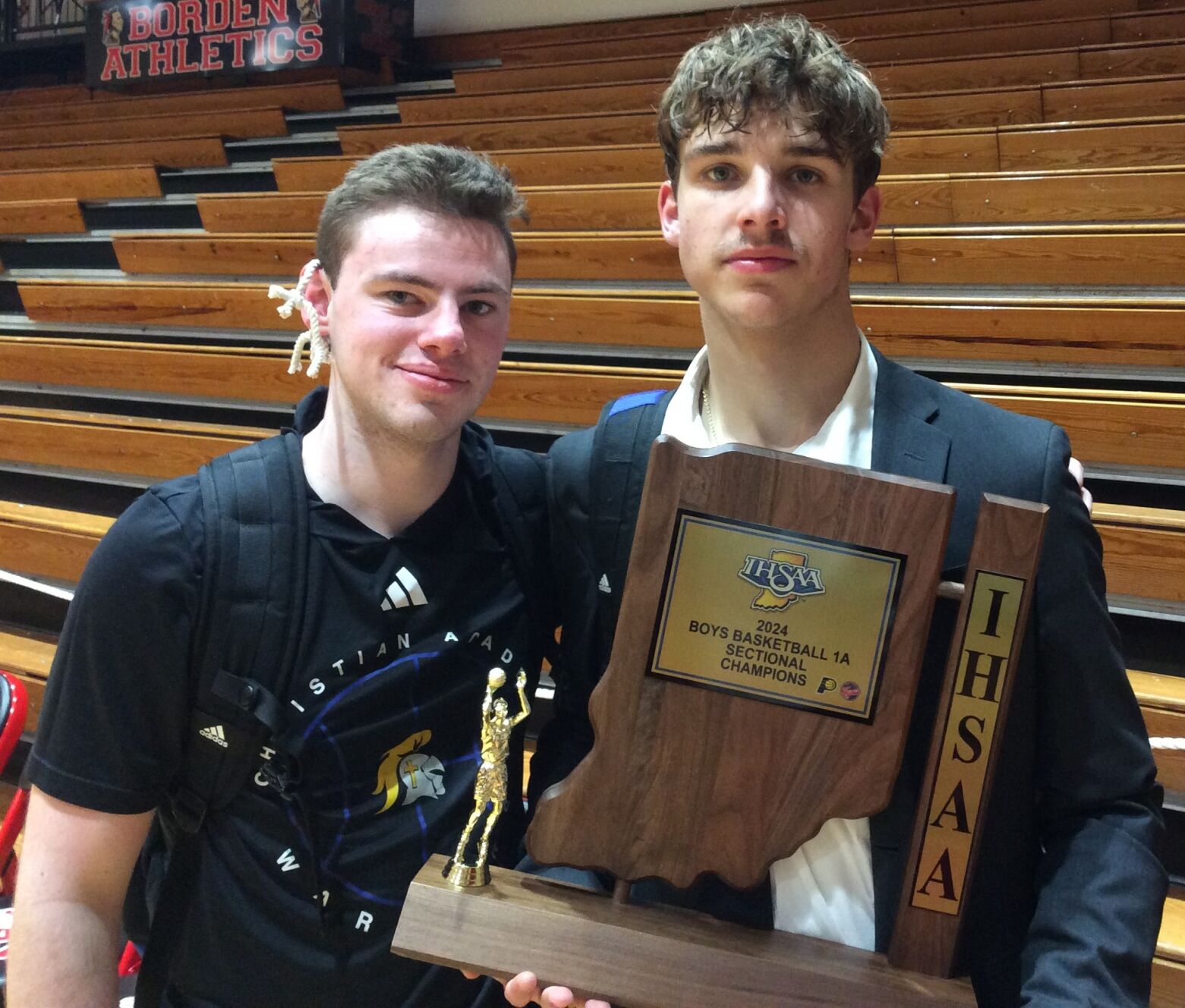 Christian Academy’s Seniors Nate Doss & Clinton Smith Key in Warriors’ Fourth Sectional Title Win