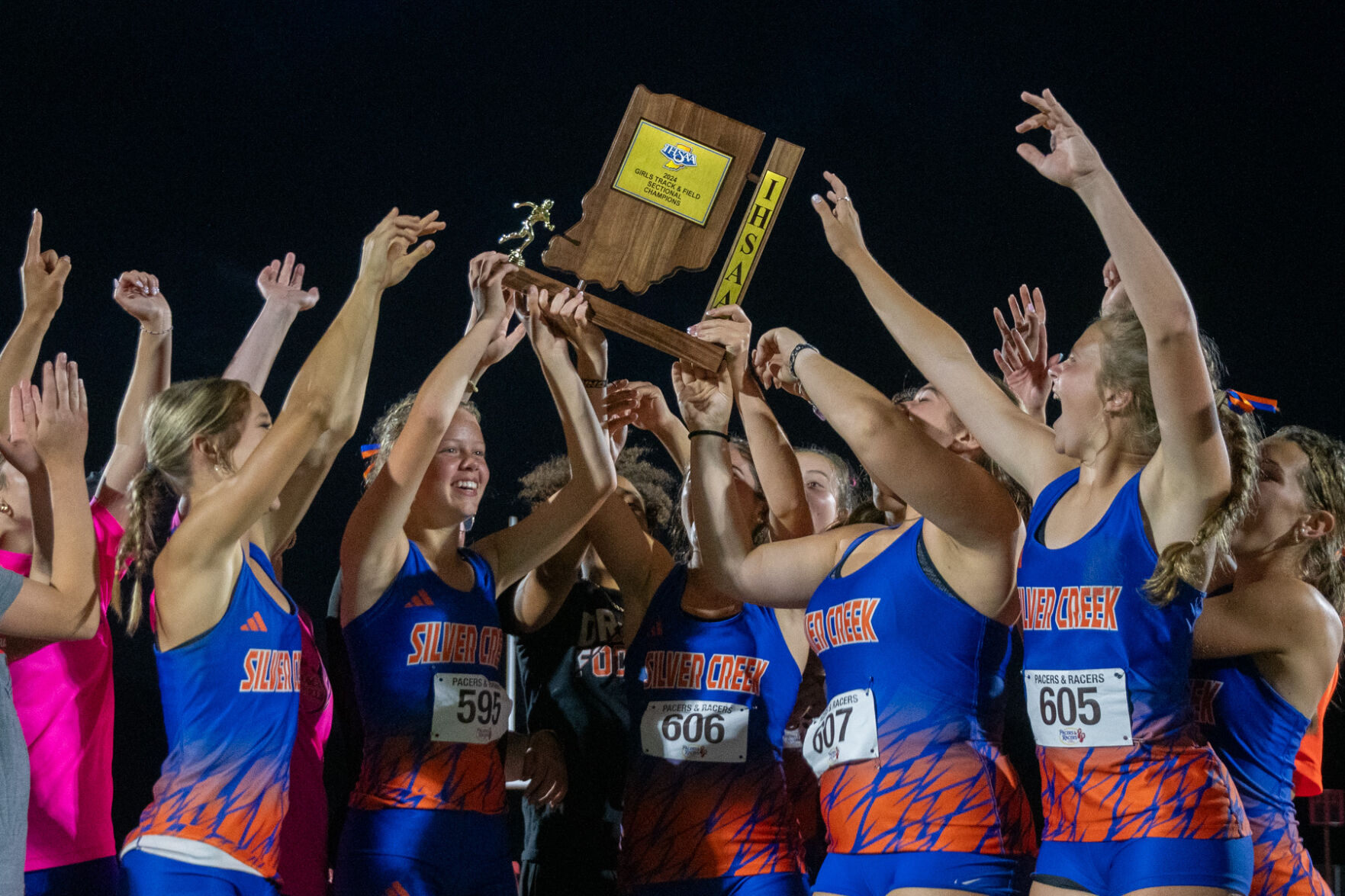 Silver Creek Makes History Winning 1st Sectional Title in Girls Track