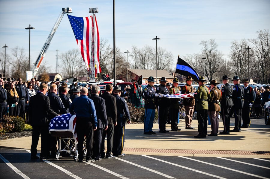 Hundreds say goodbye to fallen Charlestown officer Ben Bertram | News ...