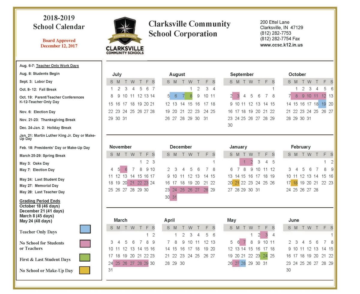 Clarksville School Corp adopts more traditional school calendar