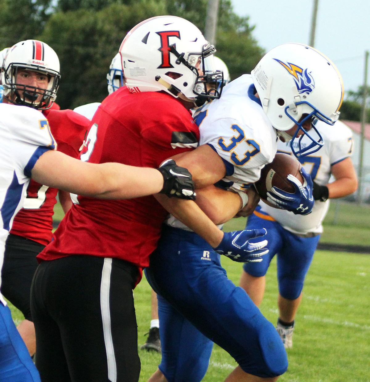 Frontier Falcons Beat North White Vikings In Midwest Conference