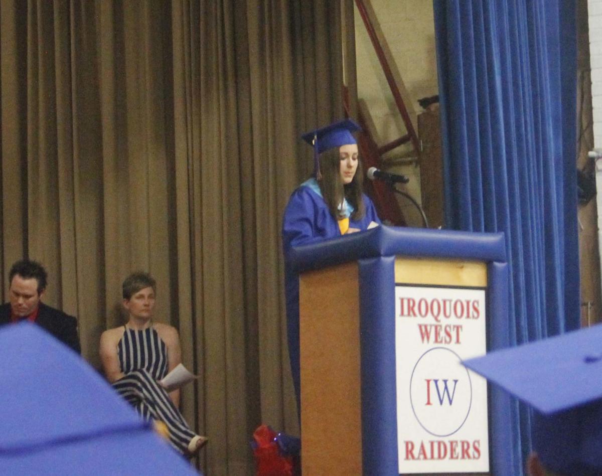 Iroquois West High School conducts graduation 2019 Iroquois County's