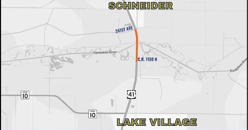 U.S. 41 to close through summer at Kankakee River near Lake Village