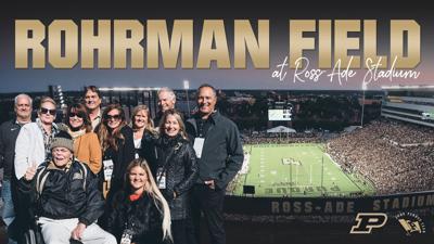 Ross Ade Stadium Field To Be Named In Honor Of Bob Rohrman Family