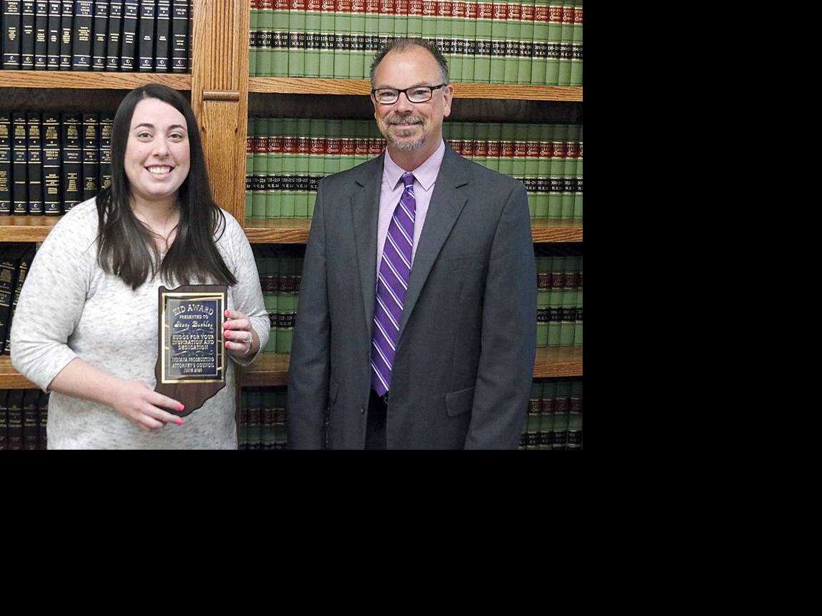 Buckley receives K.I.D award from Indiana Prosecuting Attorneys Council