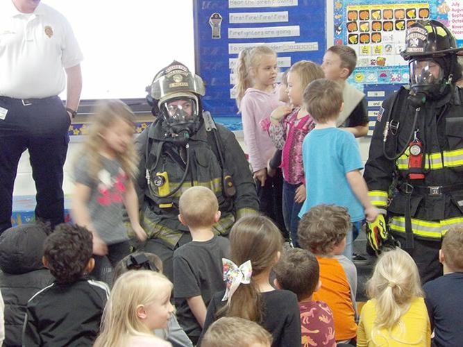 Keener Fire visits DeMotte Elementary School News newsbug.info