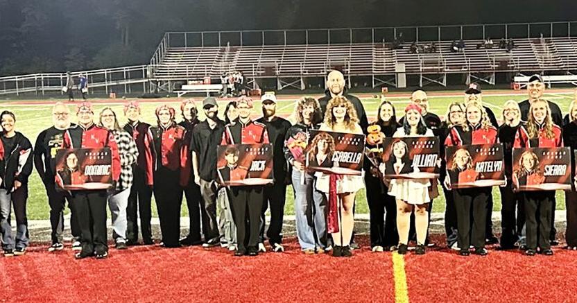 KVHS honors seniors in football, cheer and band