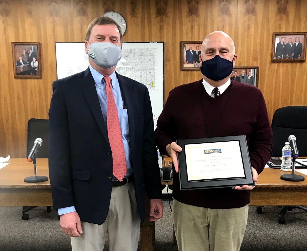 White County's John Heimlich honored by Indiana county commissioners - Vimarsana News