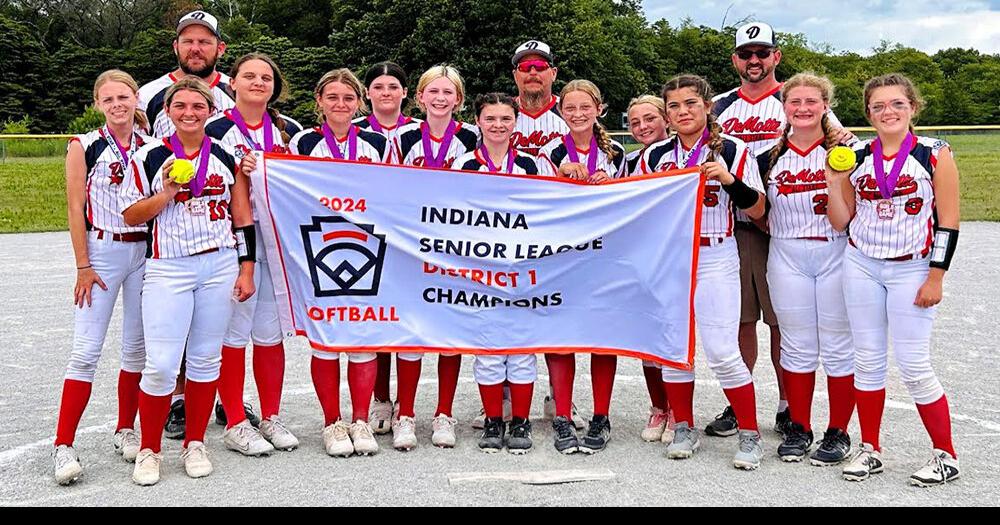 DeMotte Little League Senior Softball team claims district title