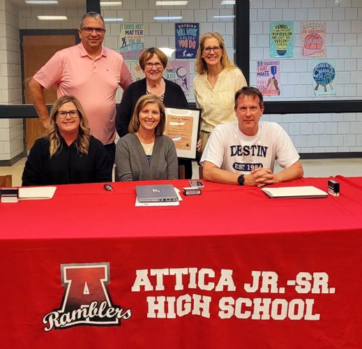 Attica Consolidate School Corporation Board presents Sagamore Awards