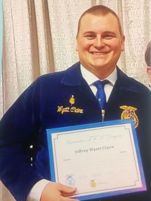 Claire earns FFA’s American Degree