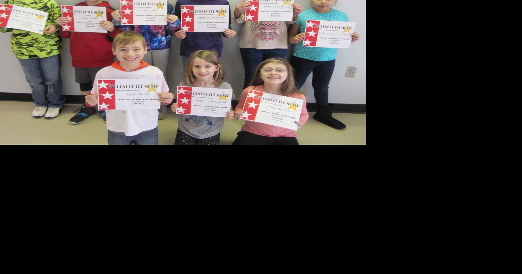 Van Rensselaer Elementary students of the month News newsbug.info