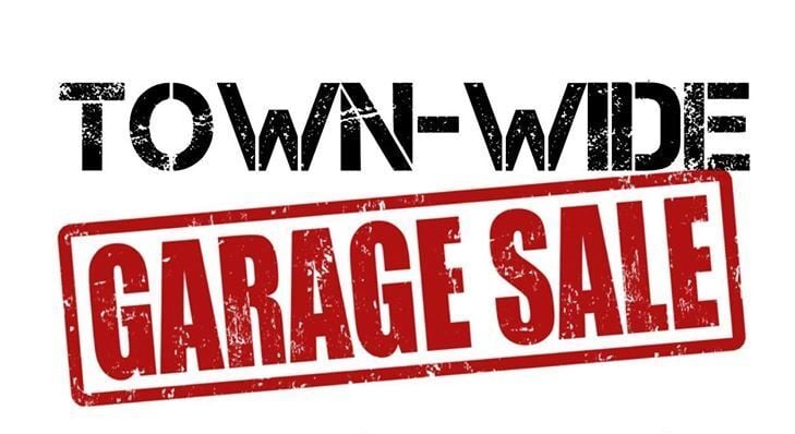 town wide garage sales this weekend