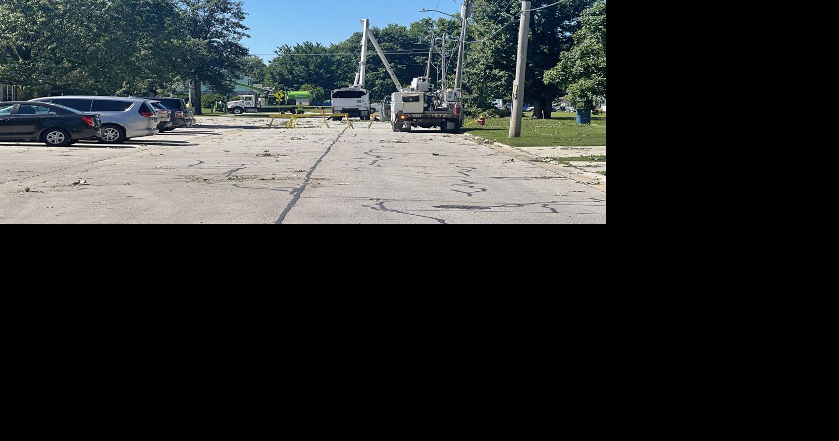 Illiana area cleans up after storms, possible tornado