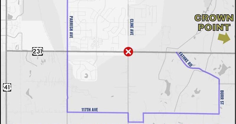 Portion of U.S. 231 in Lake County to be closed for utility work