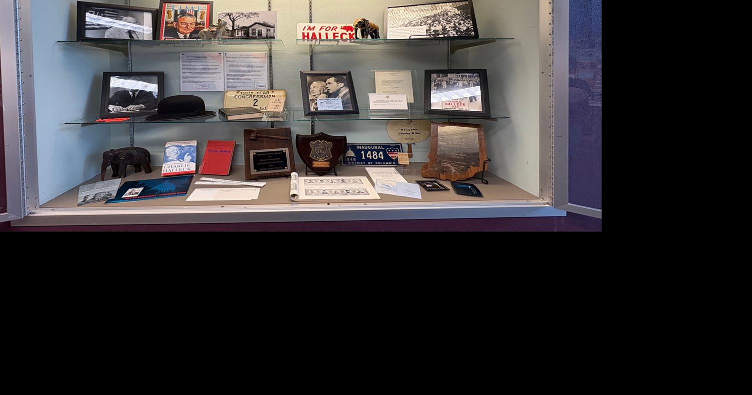 Halleck artifacts on display at DeMotte Library | News | newsbug.info