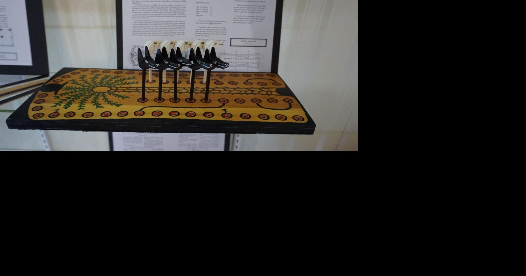 Variety of board games on display at Old Courthouse Museum