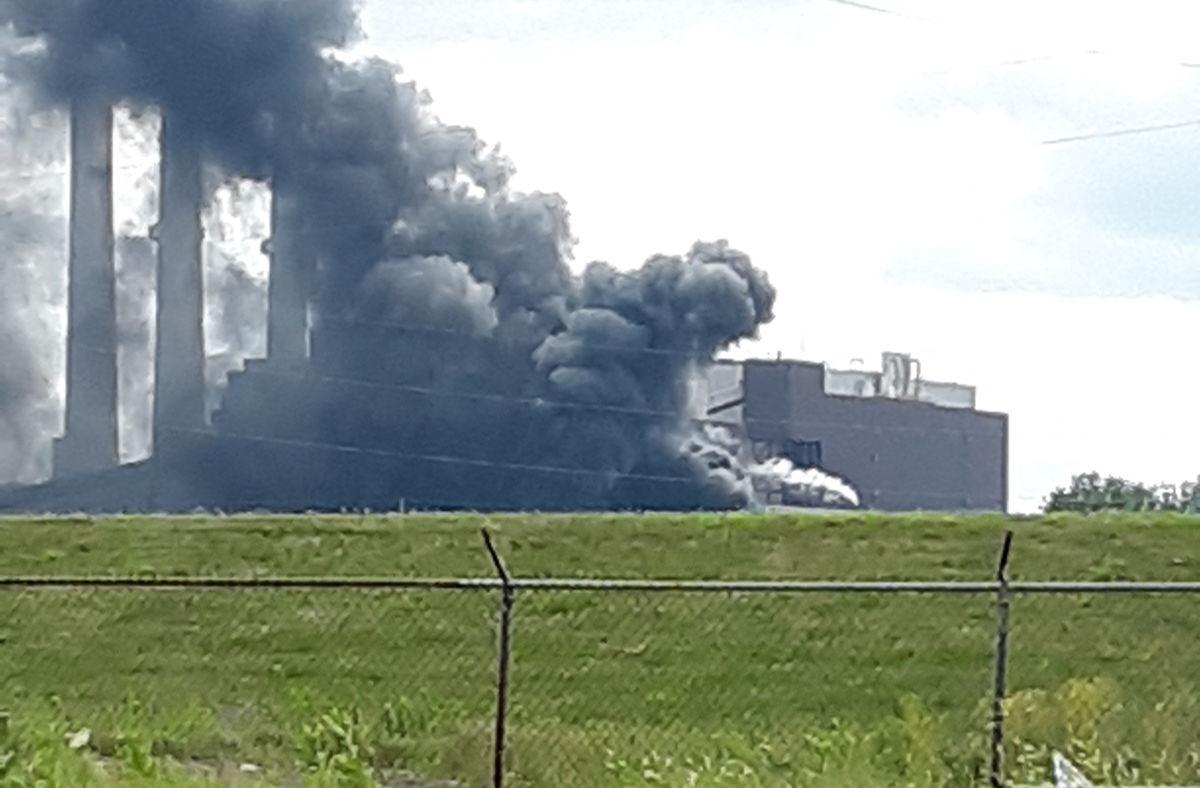 20 Area Fire Departments Battle Blaze At Nipsco S Wheatfield Generating Station News Newsbug Info