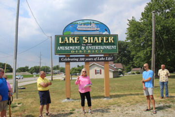 Ribbon cutting celebrates new Lake Shafer sign | News | newsbug.info