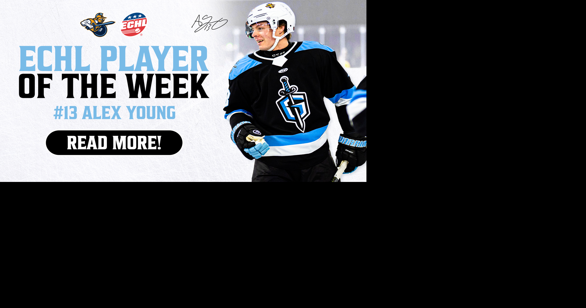 Atlanta Gladiators' Alex Young is ECHL Player of the Week