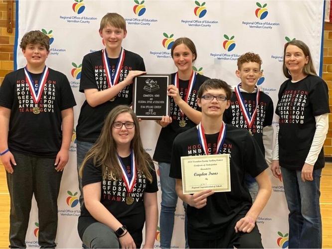 Hoopeston Area Middle School Spelling Team takes first at county finals