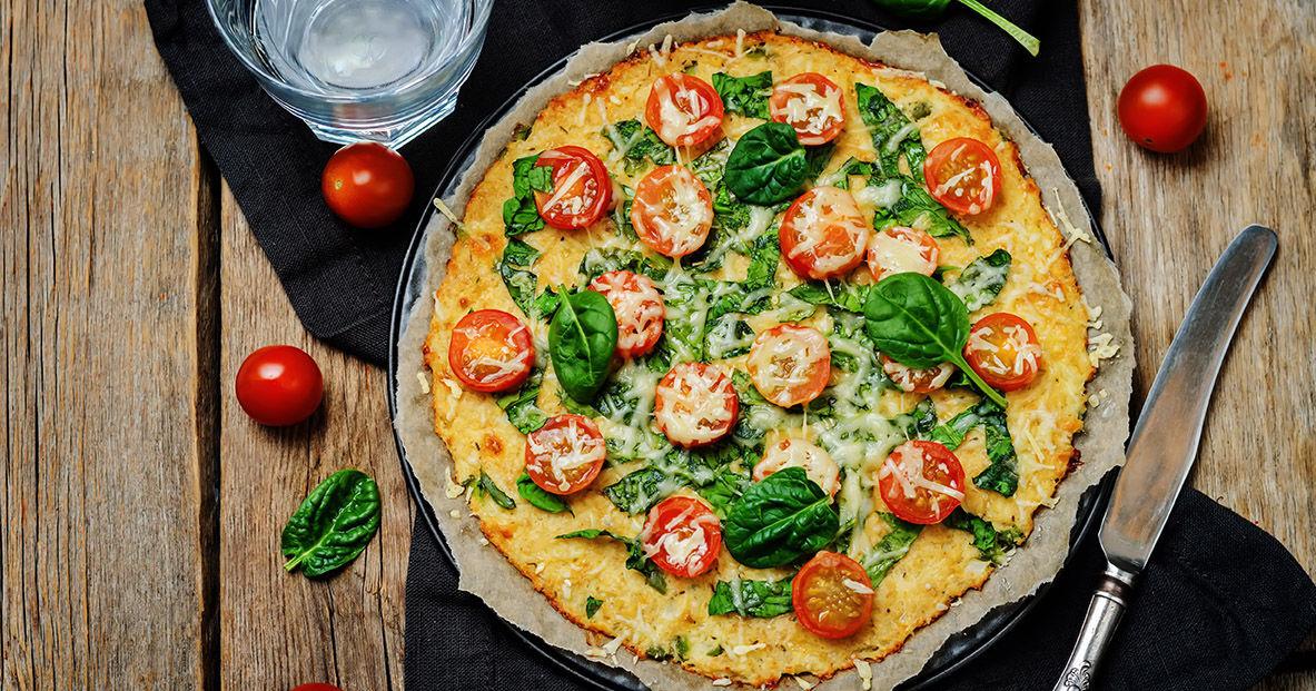 Healthy eats: pizza with cauliflower crust