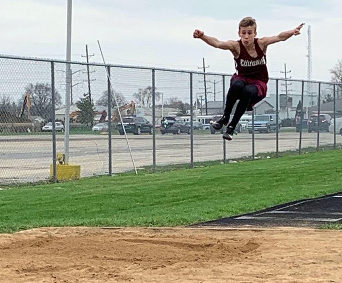 Local boy breaks school record in long jump, nabs first place at state