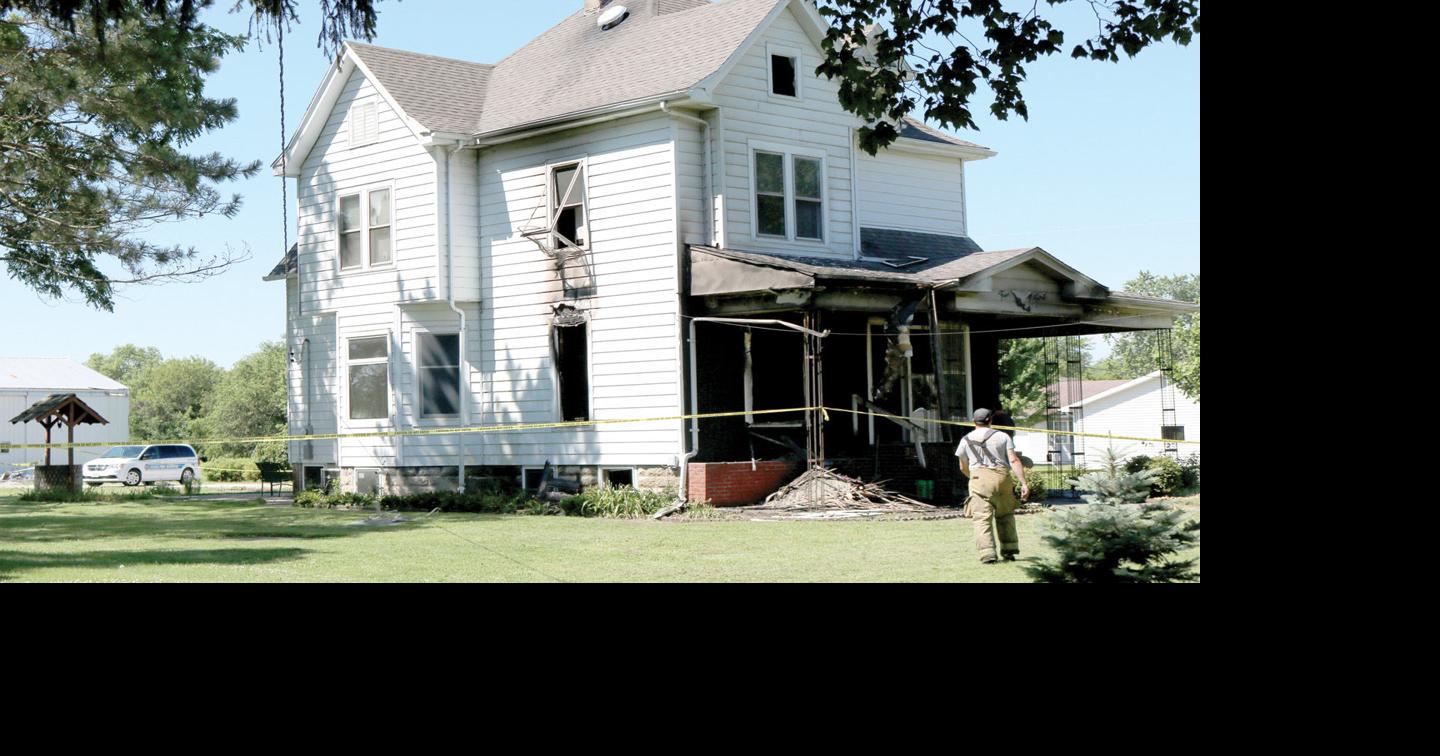 Sheldon firefighters battle house fire | Iroquois County's Times ...