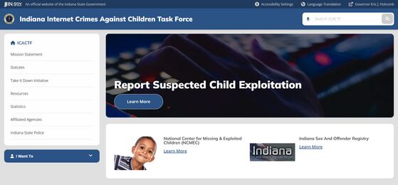 New Indiana Internet Crimes Against Children Website Available for ...