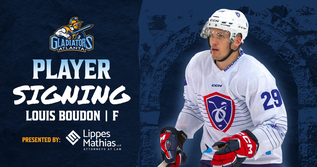 Atlanta Gladiators Sign Forward Louis Boudon for 2025-26