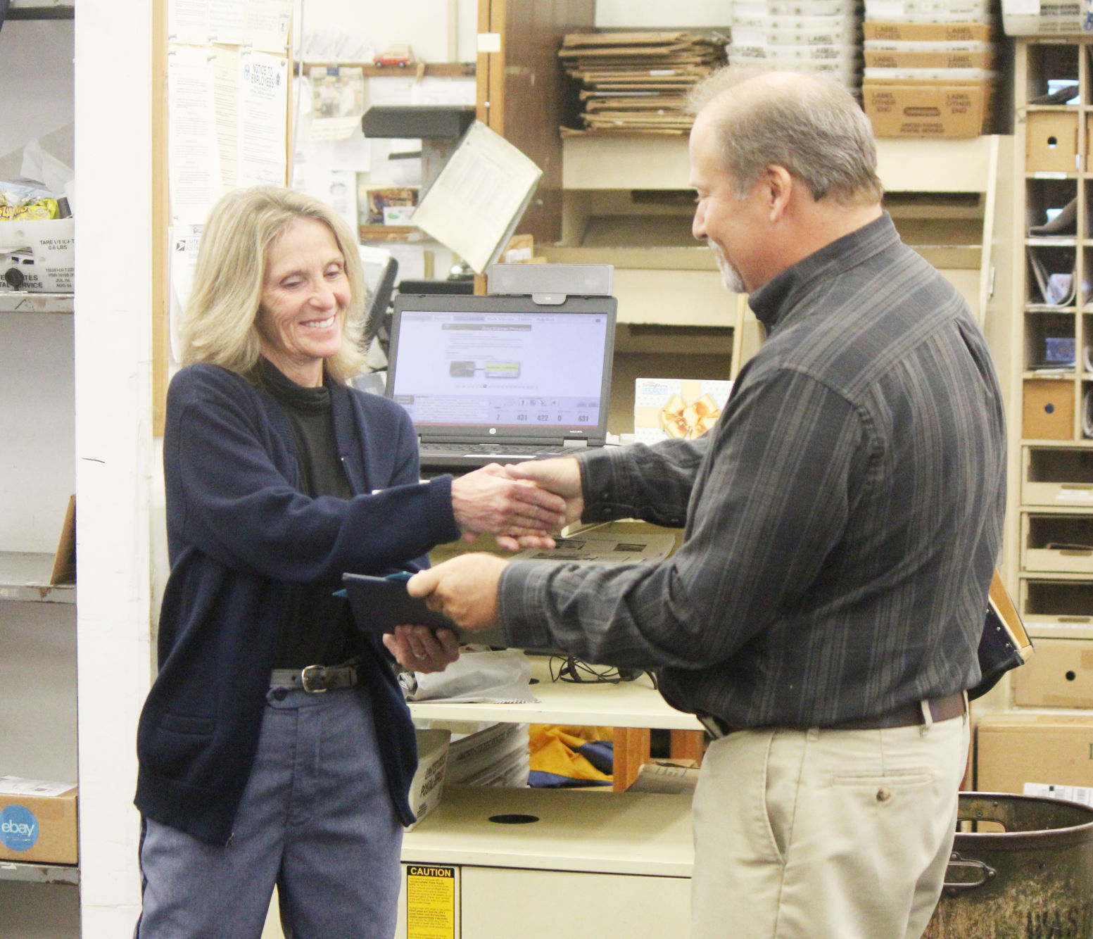 Post Office retiree honored for decades of service | Rensselaer ...