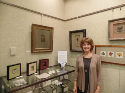 Artist on display