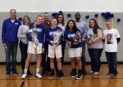 Lady Knights Salute Basketball Seniors Sports Newsbug Info