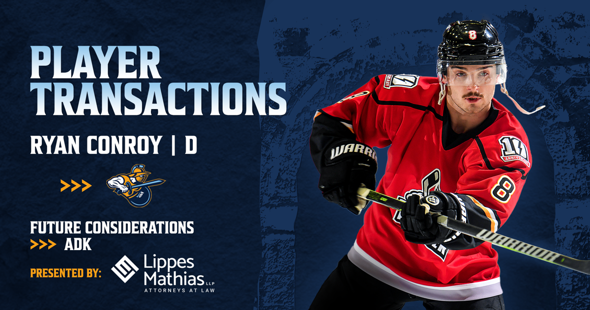 Atlanta Gladiators Trade for Defenseman Ryan Conroy