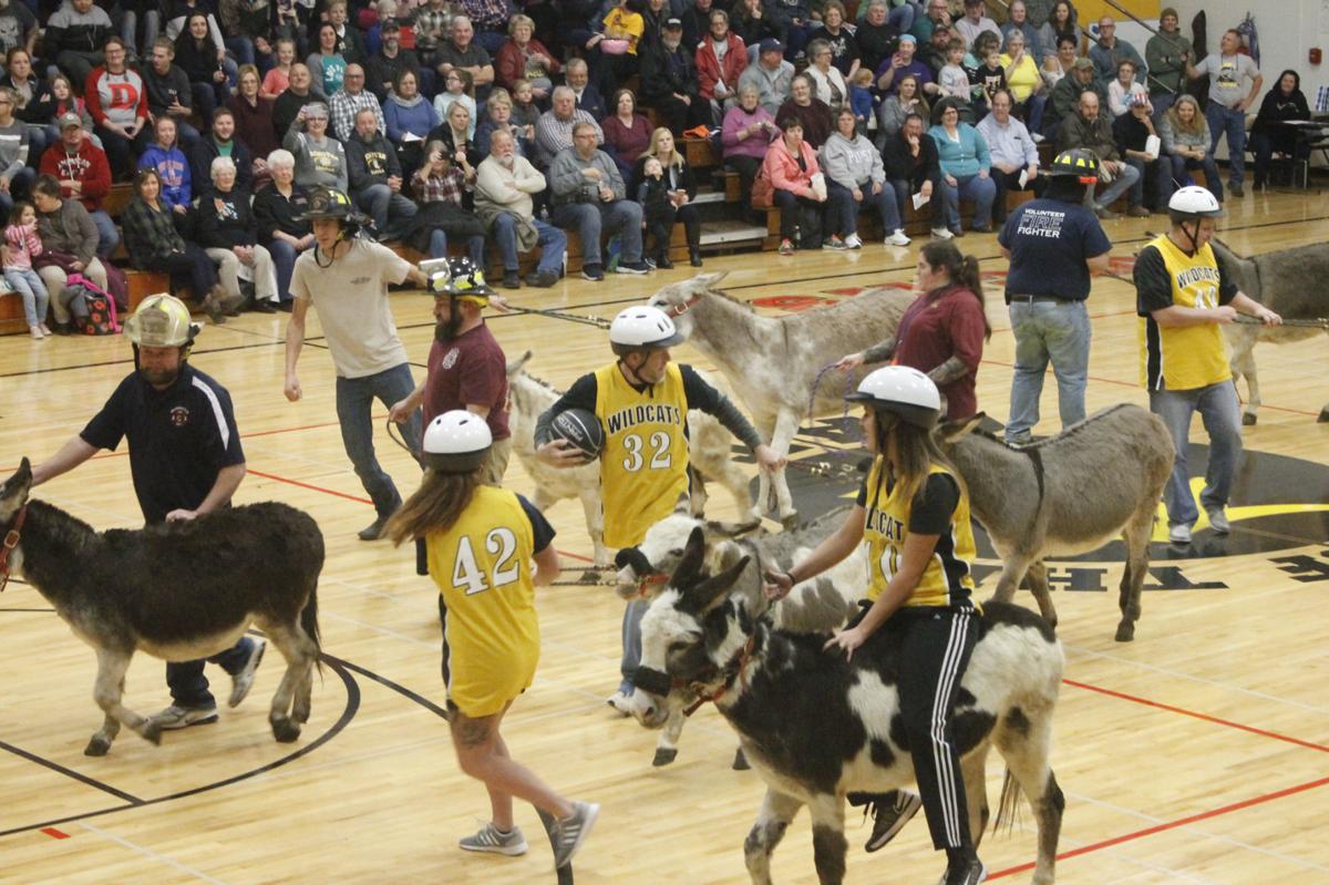 Donovan Ffa Conducts Donkey Basketball Game Dec 7 2018