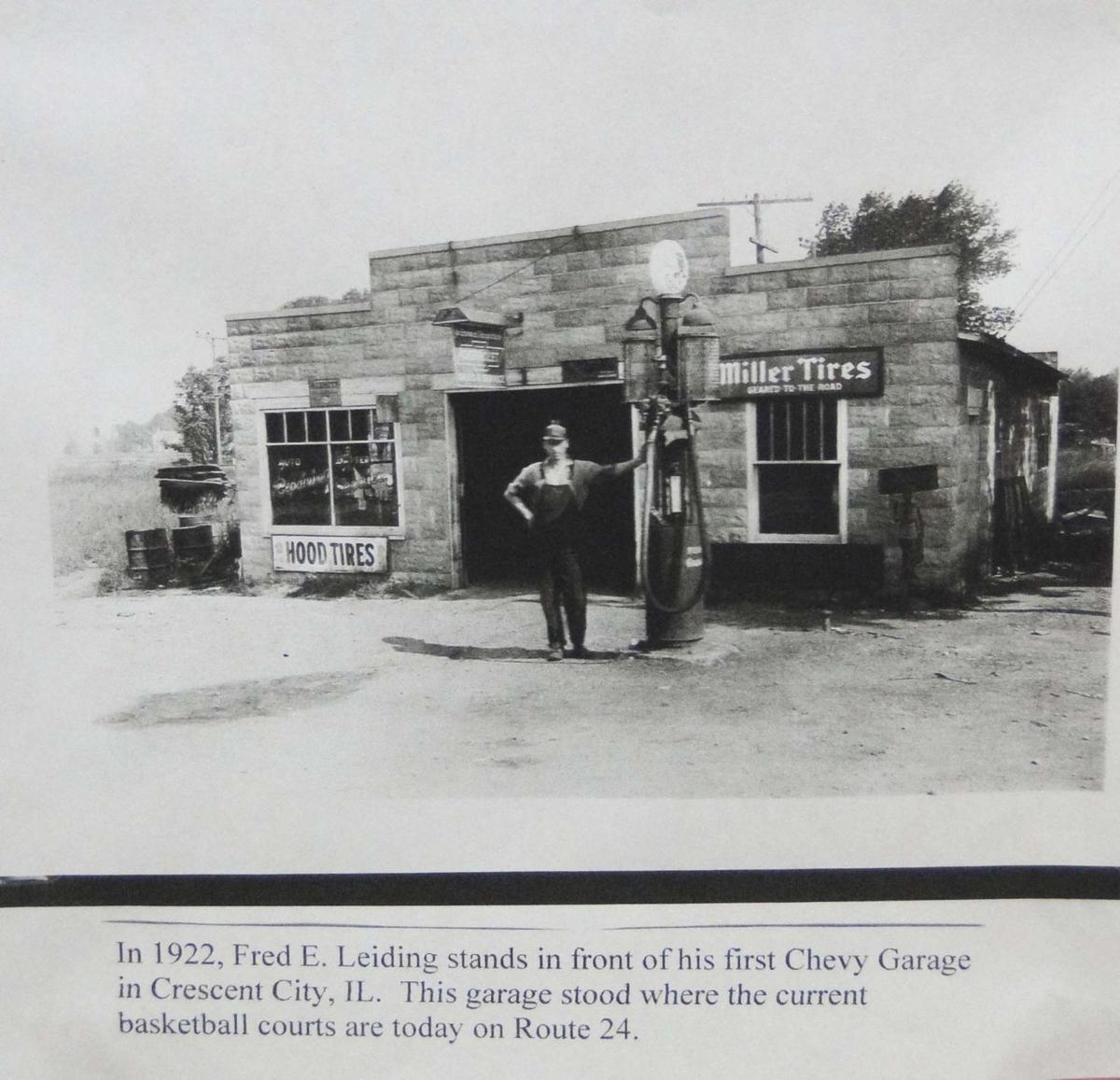 CCHS showcasing gas stations of Crescent City Iroquois County's Times