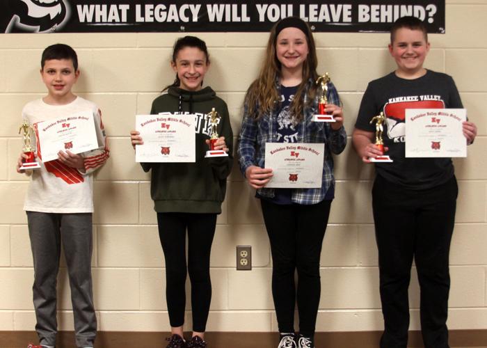 Kankakee Valley Middle School says ‘well done’ to winter athletes
