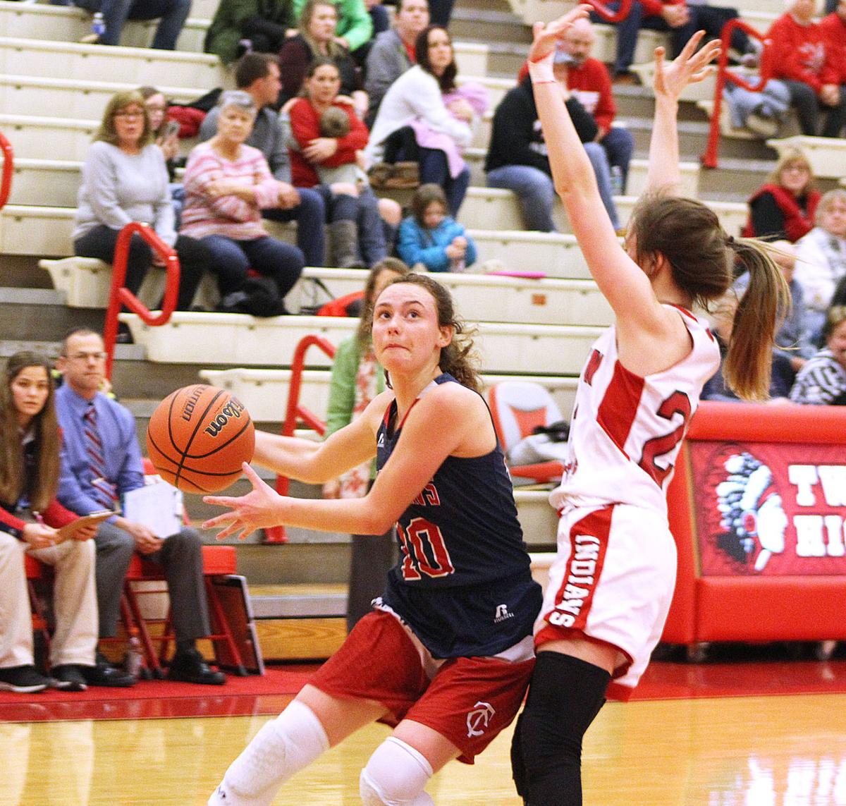 Twin Lakes Indians Girls Basketball Bests Tri County Cavaliers