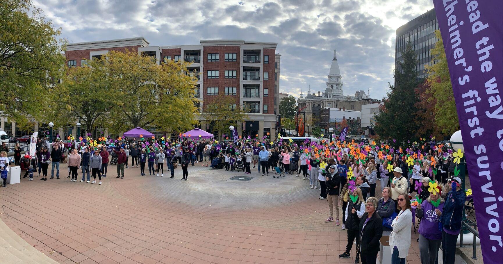 Lafayette businesses, community leaders participate in 'Paint the Town Purple' in honor of Alzheimer's and Brain Awareness Month in June | News - Vimarsana News