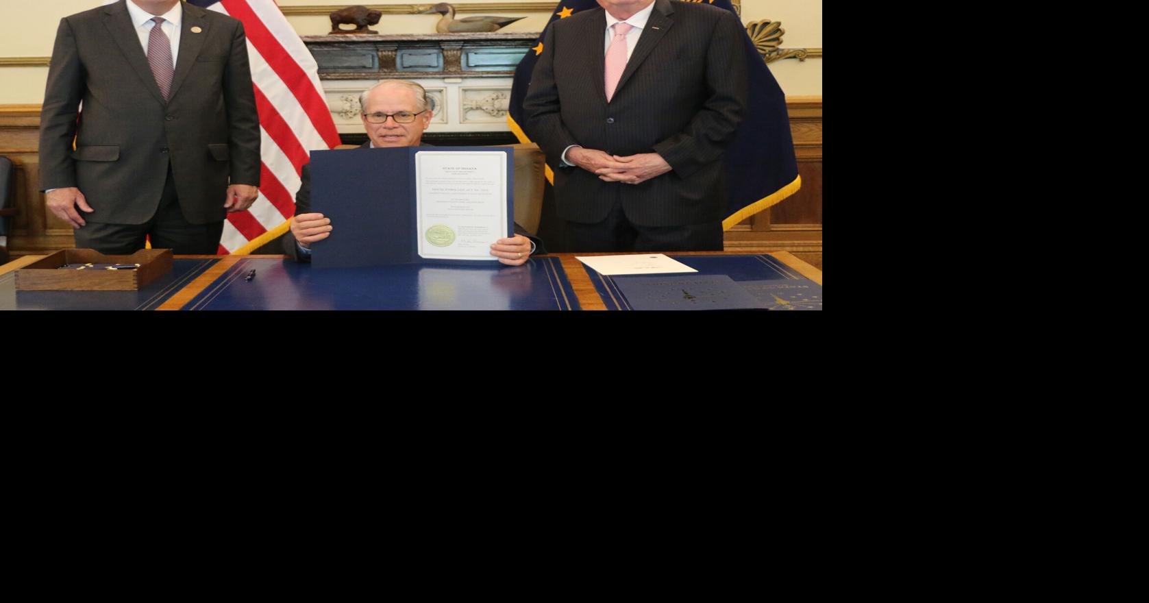 Governor ceremonially signs new law authored by Aylesworth to address ...