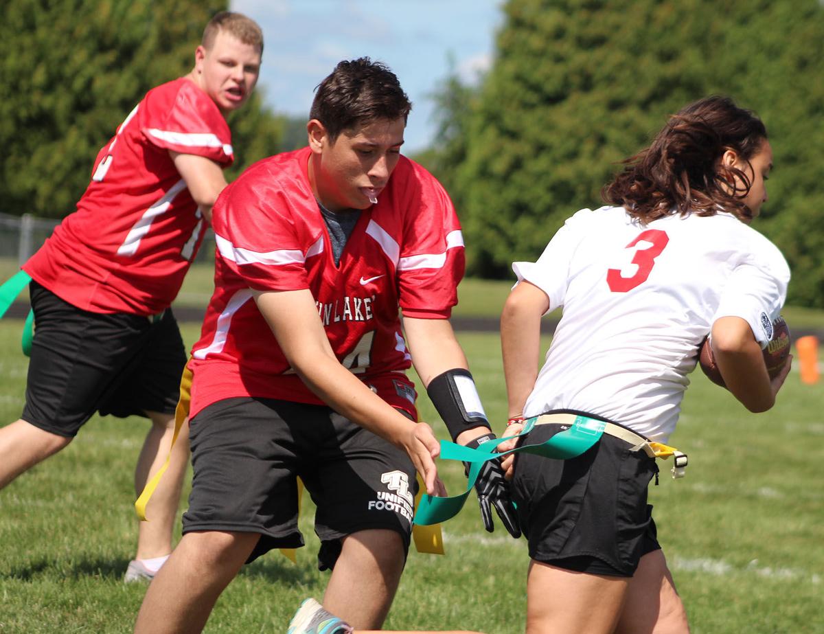 Snapshots Twin Lakes Unified Flag Football S First Triangular