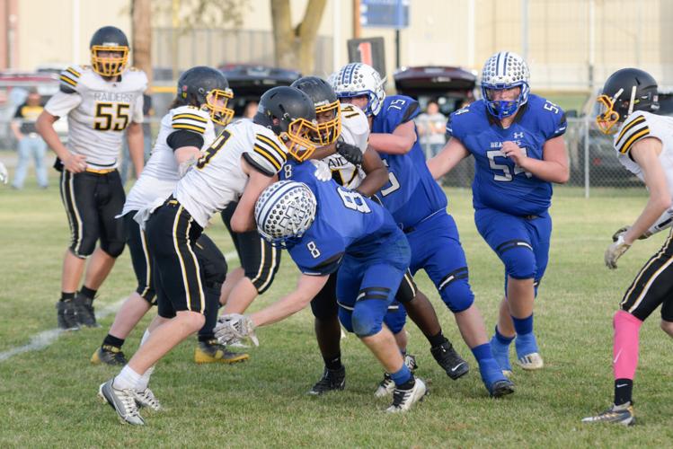 Milford Cissna Park Bearcats ends AshtonFranklin Center Raiders