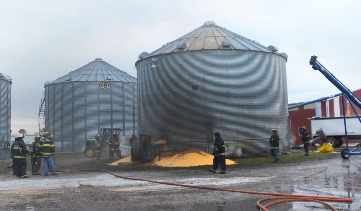Firefighters called to grain bin fire near Woodland Iroquois County's