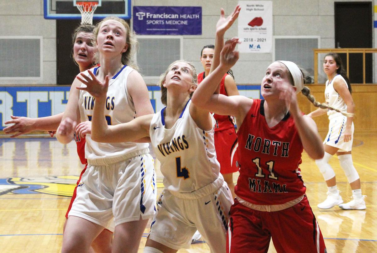 Snapshots North White Girls Basketball Vs North Miami Photos